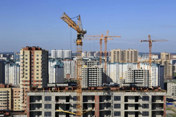 Строительство жилья в РФ в феврале снизилось на 2,2%, с начала года упало на 9,4%