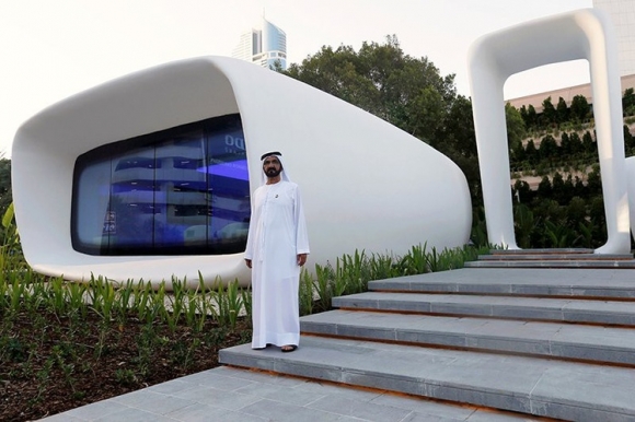 В ОАЭ открыли первое напечатанное на 3D-принтере здание