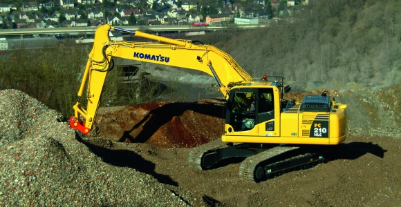В России начали выпускать экскаватор Komatsu PC210NLC-8