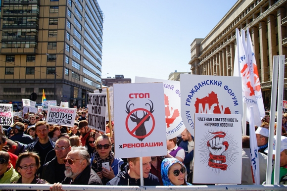 Жители Москвы  - против «хреновации» по-собянински