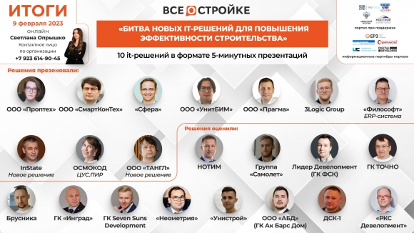 Крупнейшие девелоперы решили протестировать Робособак на стройке после битвы IT-решений